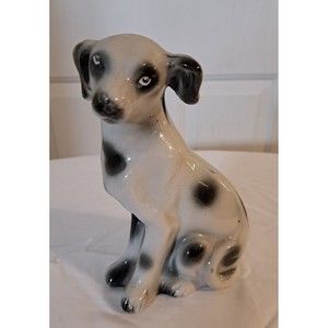 Vintage Dalmatian Dog Puppy Figurine 6 1/2" Tall